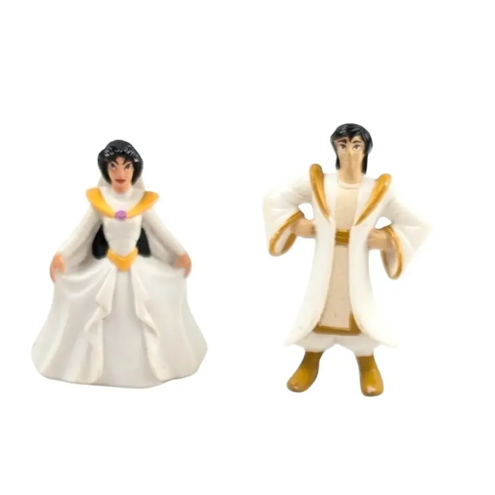Vintage 1990s Disney Aladdin Jasmine Wedding Figures Empty Display Box